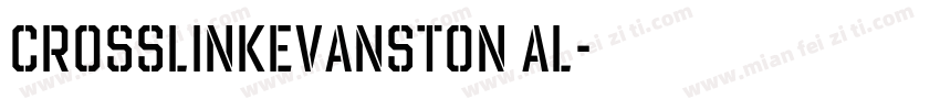 CrosslinkEvanston Al字体转换